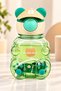 Teddy Bear Design Water Bottle with Hat and Straw – Cute Bear Figure, Carrying Strap, Lockable Lid, Colorful Water Bottle - 2