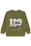 Car Printed Sweatshirt for 2-5 Years Old - Khaki