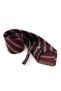 Burgundy Beige Herringbone Pattern Classic Tie with Handkerchief Kk14155 - 6