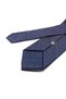 Navy Blue Brown Herringbone Classic Tie with Handkerchief Kk14109 - 3