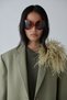 Green Gina Cashmere Blazer Jacket - 2