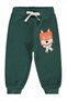 Fox Printed 6-18 Months Single Bottom Baby - Green