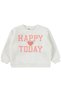 Happy Printed Tracksuit Set for Ages 2-5 - Ecru - 3