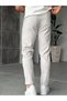 Regular Fit Belt Detail Jogger Pants W Stone - 4
