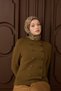 Velora Scarf Vintage Damask Khaki - 2