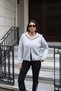 Double Zipper Knitwear Cardigan Gray