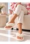 Puffy Soft Plush Flip-Flop House Slippers Soft Soled Winter Comfortable Daily Comfortable Dowry Slippers Stc1385 - 3