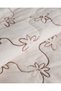Cream 2-Piece Floral Velvet Quilt (Twin Size) - 6