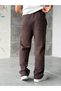 3 Threaded Basic Tracksuit Brown - 4