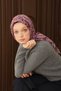 Velora Scarf Vintage Damask Lilac - 4