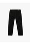 Normal 5-Pocket Cotton Vintage Straight Fit Jean Trousers - 6