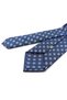 Blue Floral Pattern Classic Tie with Handkerchief Kk14093 - 3