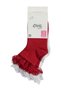 2-Piece Set of Girls' Socks with Lace Accessories for Ages 3-11 - 5