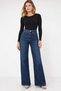Massi Wideleg Lycra Closed Leg Jeans - 7