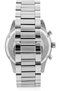 Slzngr Men's SL926482390 42mm Round Analog Watch with Navy Blue Dial, Dual Time, Day and Date Display, Silver-Tone Link Bracelet, for Everyday and Office Wear - 3