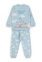 Castle Printed Pajama Set for 6-9 Years Old - Blue