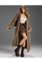 Plus Size Knitwear Long Cardigan - 4