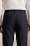 Relaxed Fit (No Pile) Navy Blue Striped Jogger Pants - 7