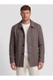 Men's Woolen Coat - Classic Collar Buttoned Winter Jacket