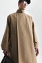 Cotton Loose Fit Trench Coat - 2
