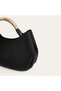 Woman's Black Handle Shoulder Bag - 3