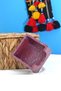 Burgundy Blue Fan Office Set Pen Holder Notepad Holder Business Card Holder Desktop Organizer (3 Pieces) - 5