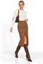 Modern Women's Suede Skirt |   Stylish Design with Front Slit Detail |   Elegant and Feminine Appearance |   Daily and Special Day Combinations |   Blouses, Shirts, and Knitwear That Match |   Modern City Style |   Stylish Women's Underwear Model - 3