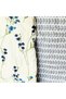 White Color Floral Print Baby Dohar