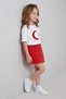 Girl Child 4-9 Years Old Gabardine Short Skirt Red - 2