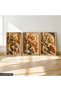 Textured Appearance Spring Branches 3 Piece Wooden Framed Painting Act - 2