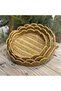 Wicker serving trays صواني تقديم خوص - 2