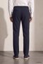 Relaxed Fit (No Pile) Navy Blue Striped Jogger Pants - 2