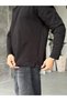 3 Yarn Natural Cut Oversize Sweat m Black - 4