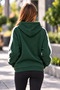 Women's Striped Detail Hooded Pocket Sweatshirt - 2