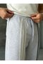Contrast Stripe Detailed Baggy Tracksuit Graymelange t - 5