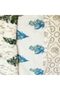 Green Border Color Floral Print Baby Dohar - 6
