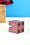 Burgundy Blue Fan Office Set Pen Holder Notepad Holder Business Card Holder Desktop Organizer (3 Pieces) - 8