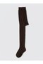 7-8 Years Old Girl's Derby Bitter Brown Pantyhose - 2