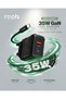 Roots 35W GaN Fast Wall Charger Adapter with 60W Type-C to Type-C Cable - 2