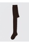 3-4 Years Old Girl's Derby Bitter Brown Pantyhose - 2