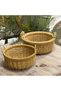 Round Wicker Baskets سلال خوص مدورة - 2
