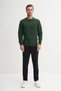 Men's Crew Neck Thessaloniki Knit Slim Fit Sweatshirt Nefti - 2