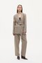 Belted Blazer Women's Jacket Ckt00821 Mink