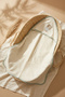 100% Cotton Checkered Patterned Sage Green Soft Textured Baby Blanket with Edge Detail and Teddy Bear Embroidery - 2