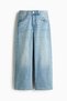 Wide High Waist Ankle Jeans