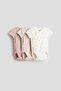 3-pack wrapover bodysuits - 2