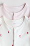 2-pack cotton sleepsuits - 2