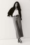 Wide High Waist Ankle Jeans - 3