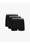 Cotton Comfortable Fit Striped Elastic 3-Piece Boxer Set - 2