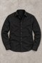 Men's Classic Collar Long Sleeve Buttoned Slim Fit Black Shirt - 4
